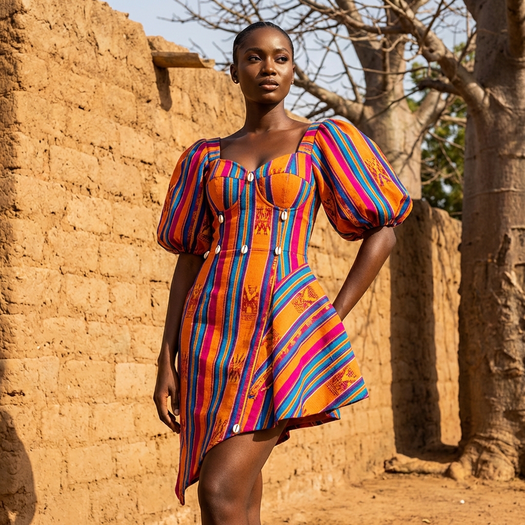 Modern Ladies Fugu Dress
